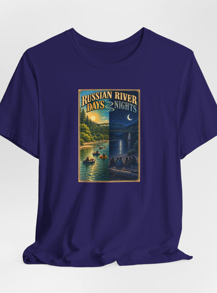 "Russian River Days, Russian River Nights" Unisex Jersey Short Sleeve Tee