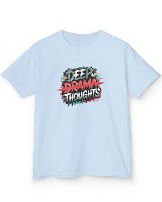 "Deep in Drama Thoughts" Kids Heavy Cotton Tee