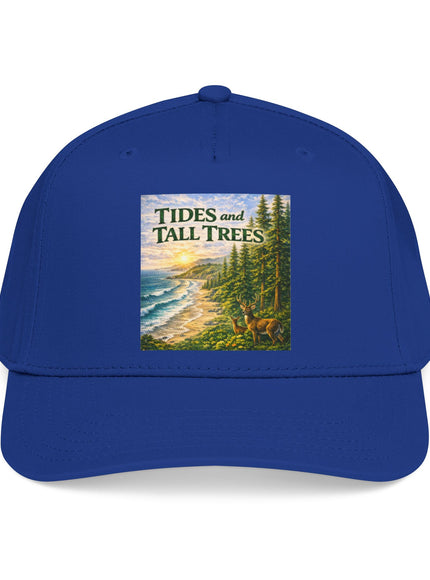 "Tides and Tall Trees" Mid Profile Baseball Cap