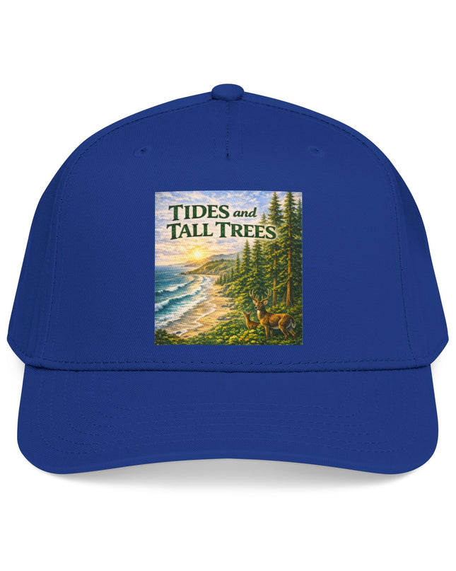 "Tides and Tall Trees" Mid Profile Baseball Cap