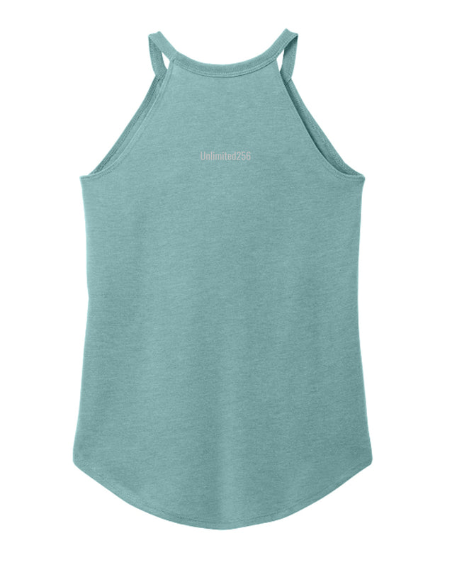 Heathered Eucalyptus Blue - DT137L - BACK